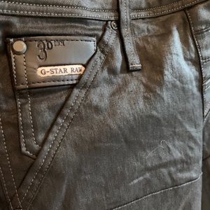 GStar Dean Dark Black Cobbler Skinny Cigarette